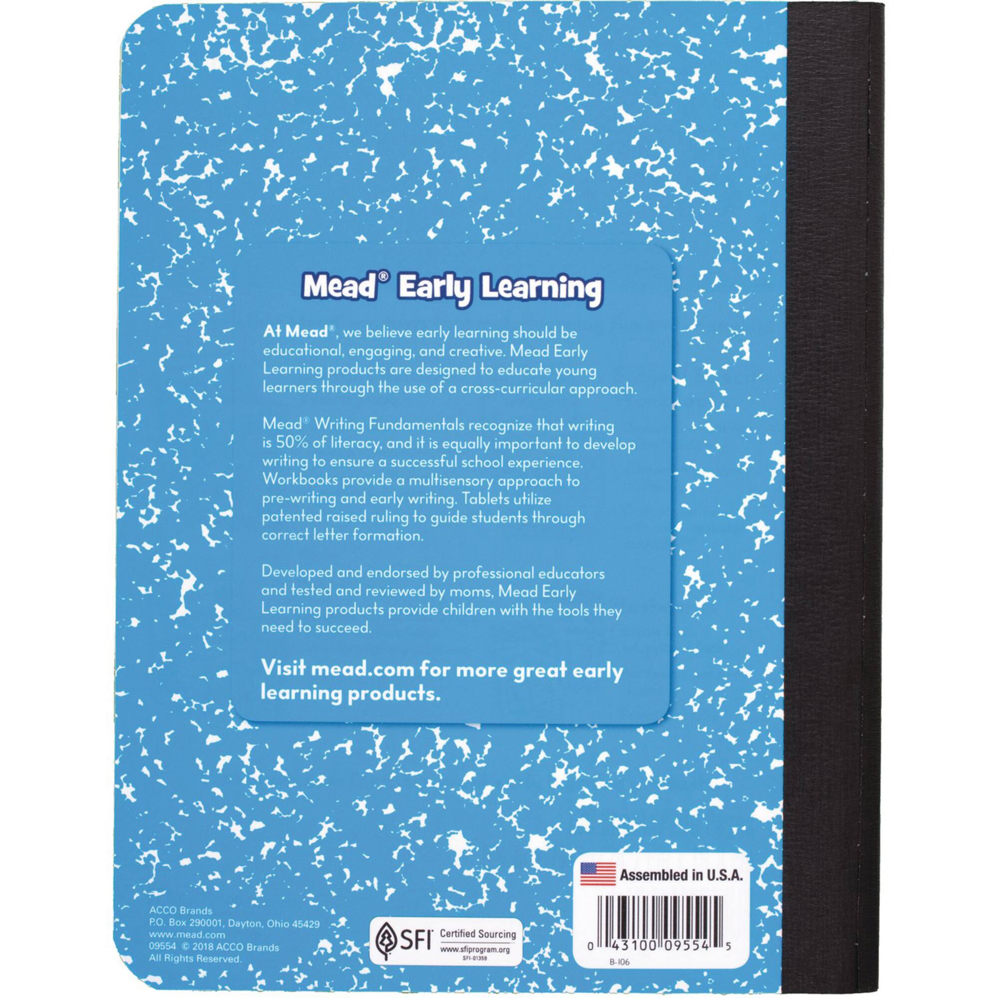 Mead® Half Page Ruled Primary Journal, 6 Pack of 100